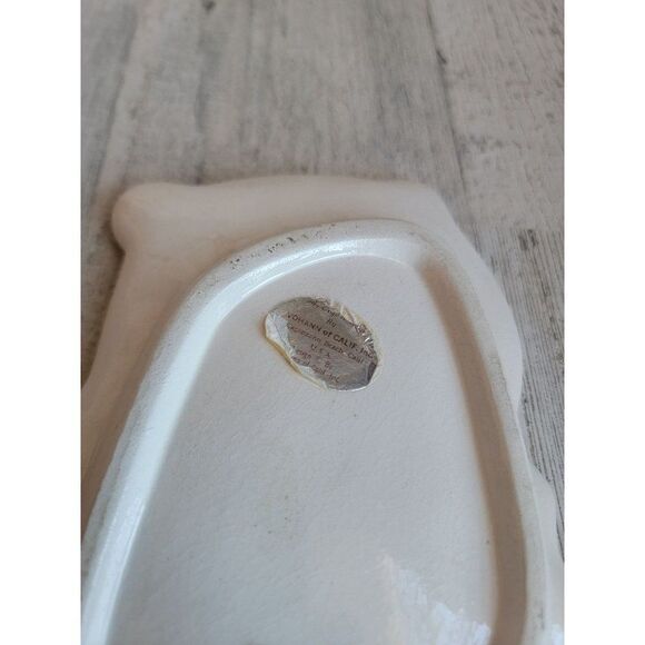 Vohann AS IS panda bear ceramic trinket plate zoo - Picture 7 of 7